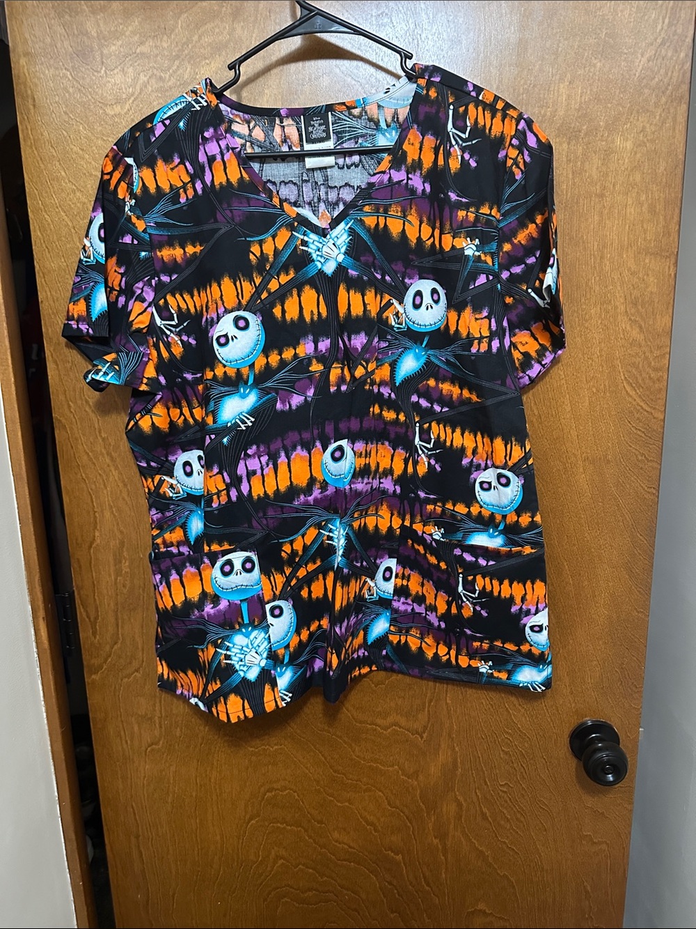 The Nightmare Before Christmas Scrub Top
